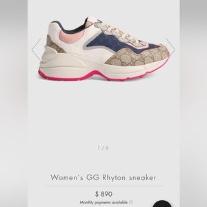 Women's GG Rhyton sneaker